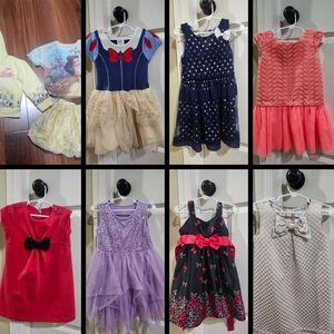 Girls 9 Pairs Dresses